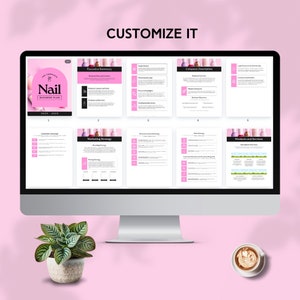 Business Plan for Nail Tech Template for Nails Salon Business Proposal ...