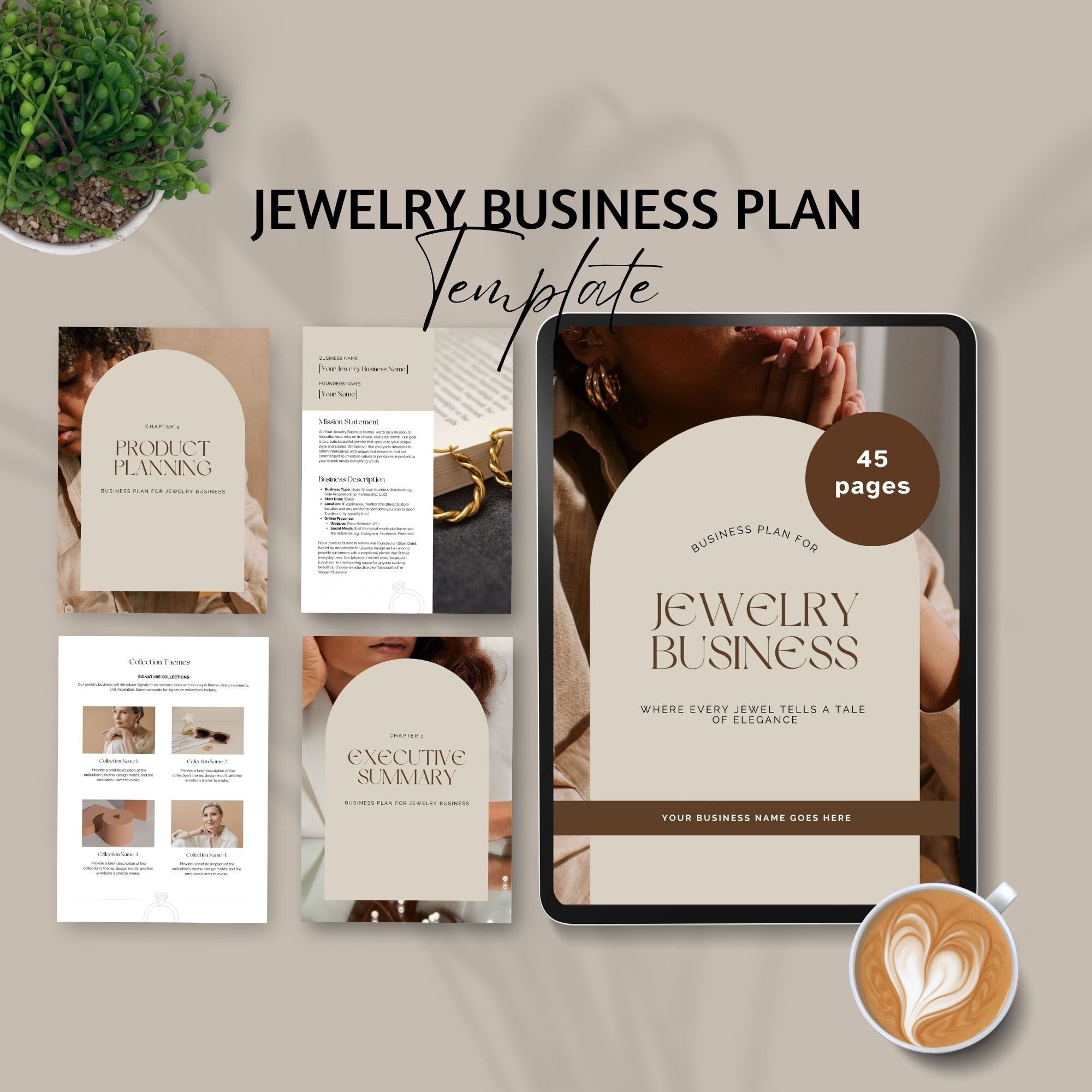 jewelry-business-plan-template-canva-jewellery-small-business-planner-analysis-starter-kit-marketing-proposal-start-up-workbook-editable-etsy