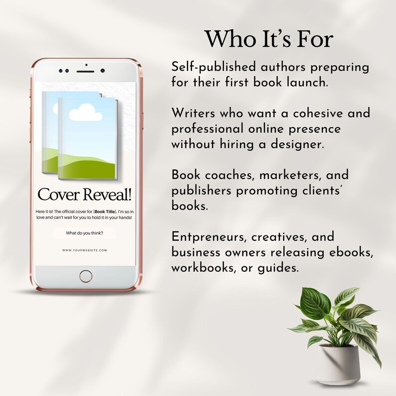 book launch social media templates author instagram post writer promotion kit boostagram marketing branding canva editable instant download