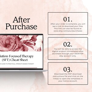 Solution Focused Therapy Cheat Sheet SFBT Brief Questions Worksheet ...