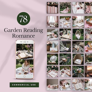 stock photos for bookstagram pink floral book lover images social media author digital marketing book blogger soft feminine branding garden