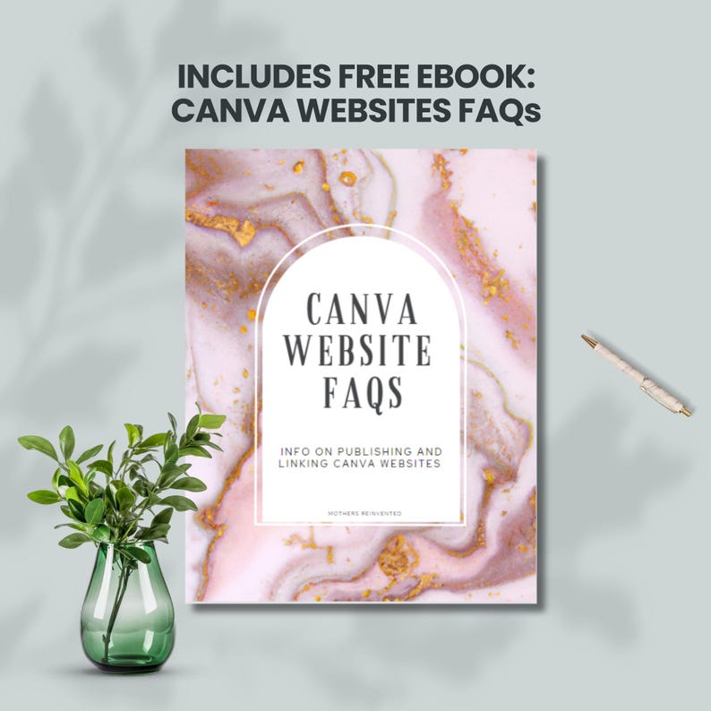 canva website template for candles business website themed candle  luxury website premade design clean website candles shop owner editable