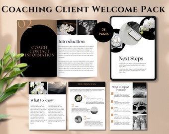 coaching intake forms coaching client agreement template client onboarding proposal coaching forms for clients welcome guide canva template