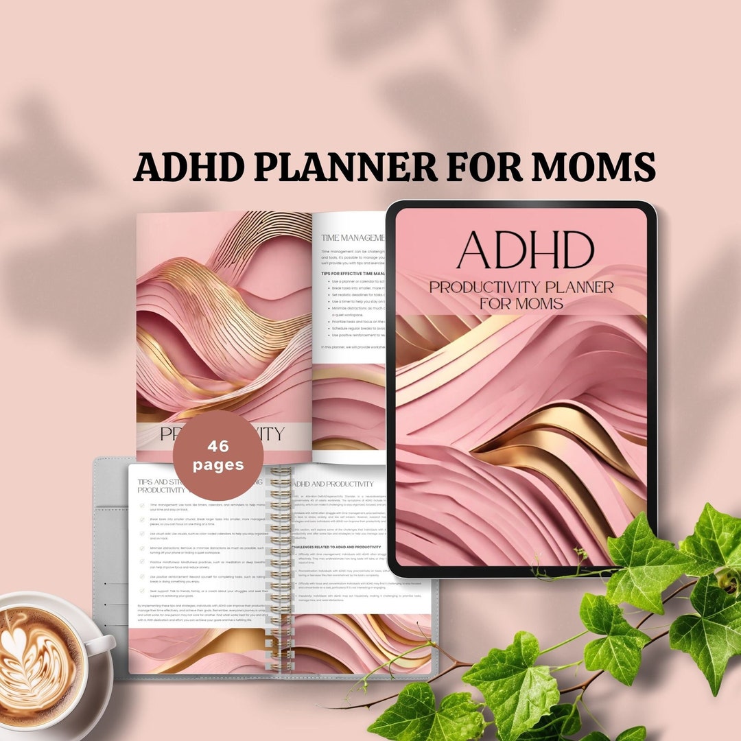 Adhd Mom Planner Printable Adhd Planner for Moms With Adhd Productivity ...