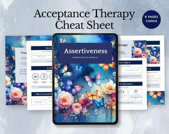 spiekbriefje acceptatietherapie toezegging ACT-strategie werkblad geestelijke gezondheid therapie tool DGT gids emotionele regulatie bewerkbaar canvas