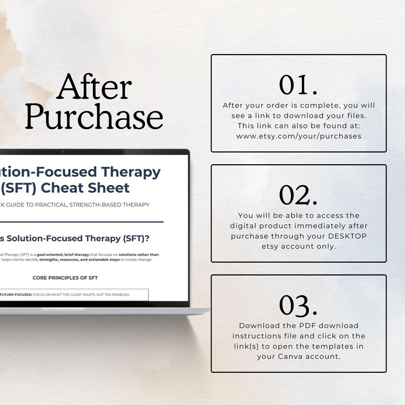 Solution Focused Therapy Cheat Sheet SFBT Brief Questions Worksheet ...