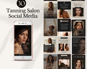 salon de bronzage médias sociaux post bronzage par pulvérisation instagram contenu de salon de beauté faux bronzage artiste entreprise transat marketing modèle toile modifiable