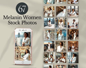 Fotos de mulheres negras sem rosto para marketing digital, imagens de luxo, mulheres negras para mídias sociais, conteúdo estético para Instagram de mulheres poderosas.