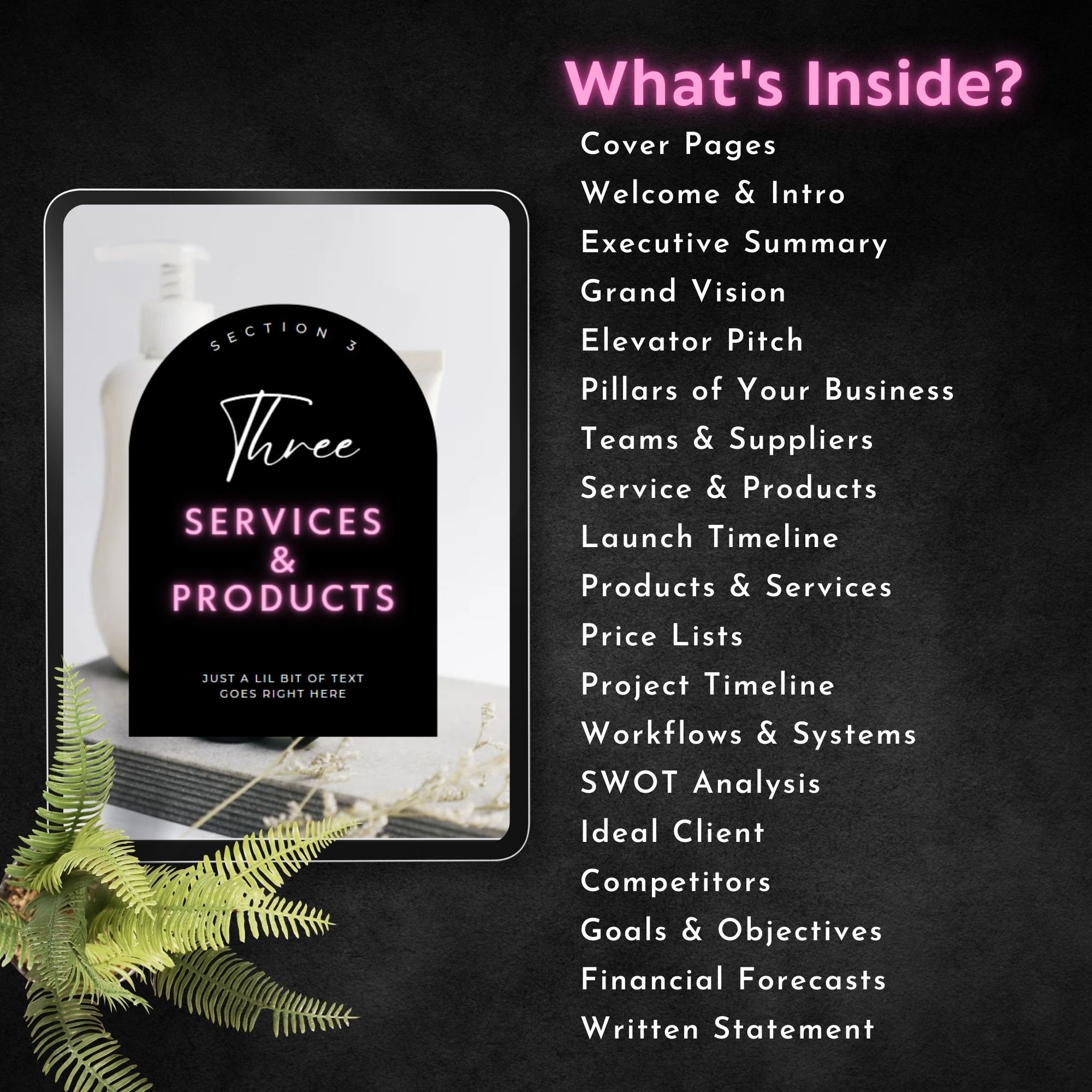Beauty Salon Business Plan Template Canva Hair Nail Skin Salon Business ...