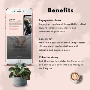 business coach faceless posts faceless instagram account post marketing templates social media digital marketing done for you canva editable