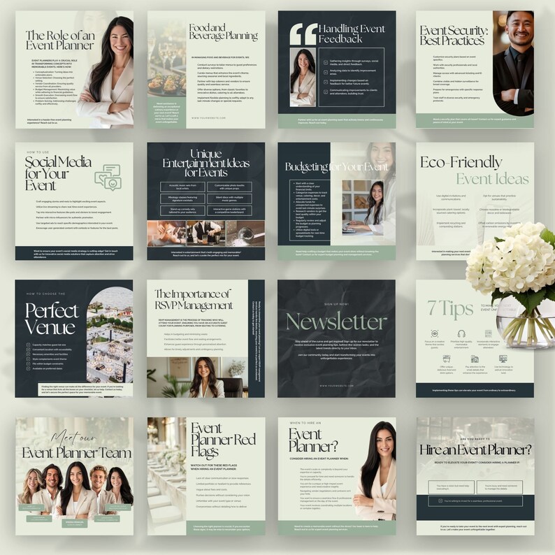 Event Planner Social Media Posts Events Party Organizer Instagram Party ...