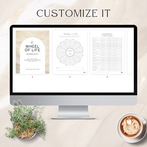 Wheel of Life Worksheet Wheel of Balance Life Goal Setting Coaching ...