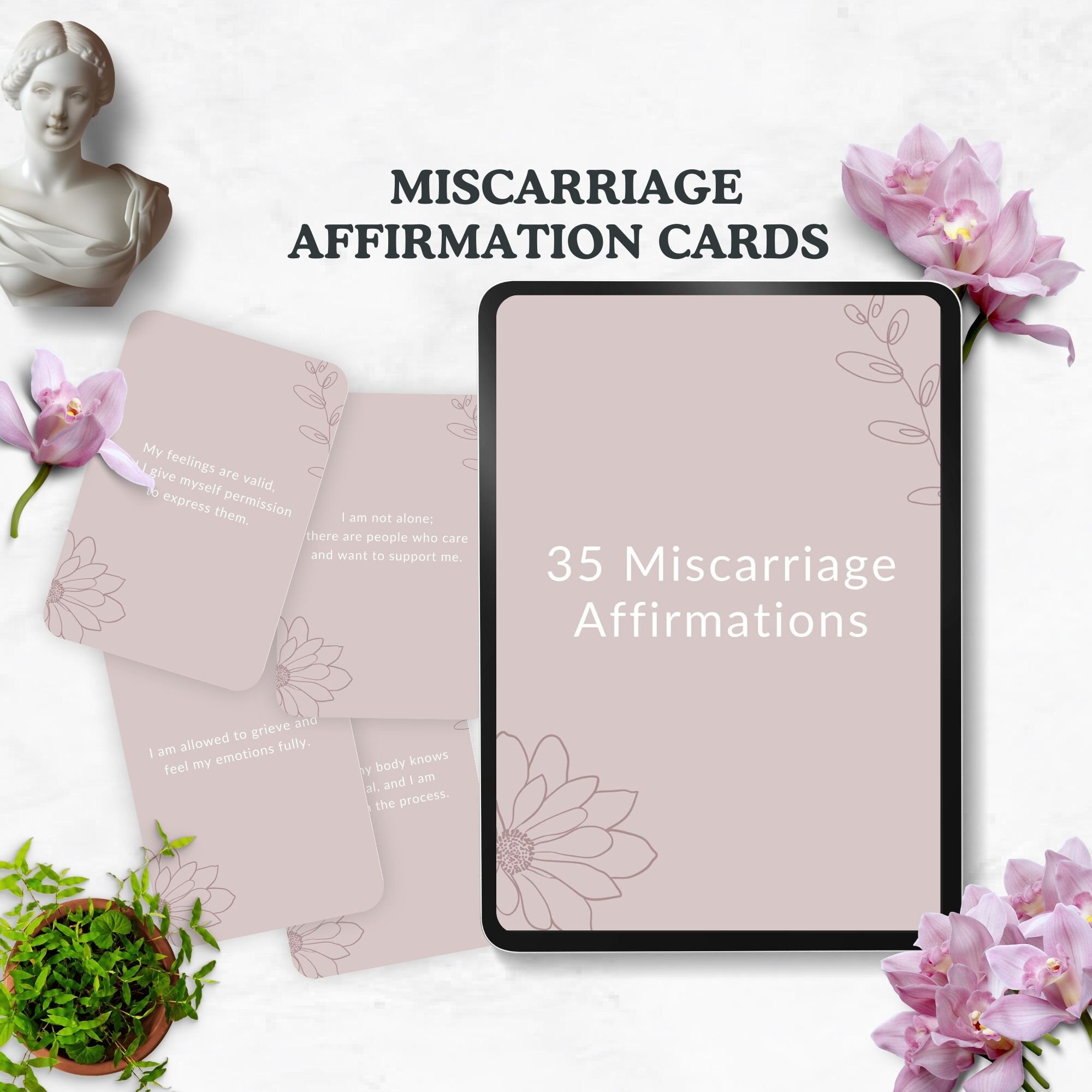 miscarriage-affirmation-cards-pregnancy-loss-baby-positive-quote-grief