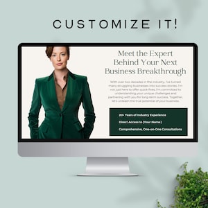 Business Consulting Website Templates Canva Coach Consultant Freelancer
