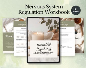 Nervensystem Regulation Arbeitsbuch Somatische Therapie Arbeitsblatt Emotionale Heiltechniken Stressabbau Vorlage Angst vor Angst bearbeiten