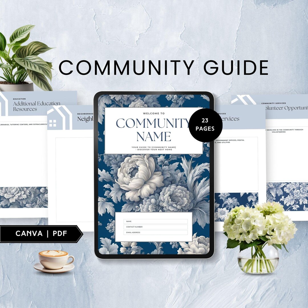 Community Guide Template Real Estate Marketing Welcome to the ...