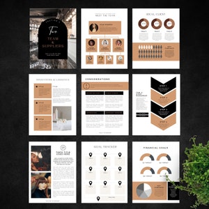business plan for a beauty salon template canva hair nail skin salon business planner analysis marketing form proposal workbook editable