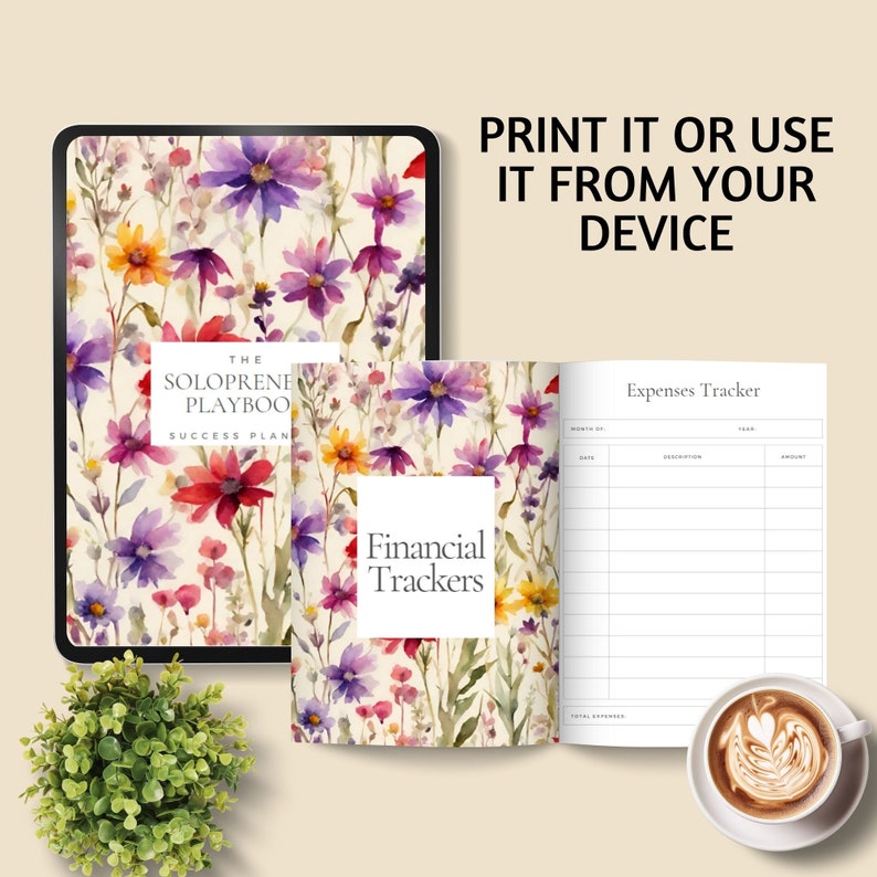 Solopreneur Planner Template Business Planner for Solo Etsy
