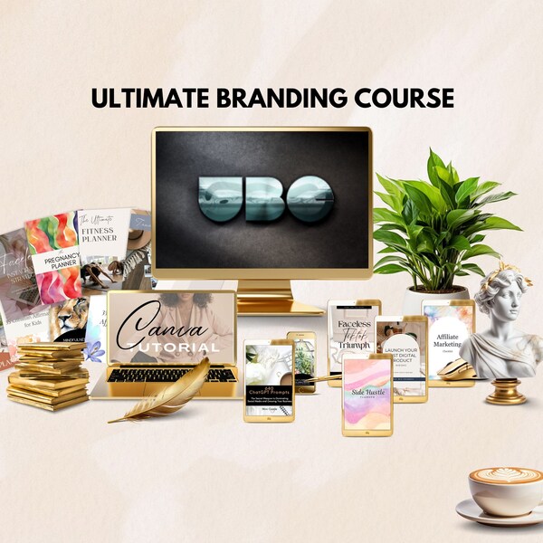 ultimate branding course ubc course digital marketing course master resell rights bonus faceless marketing MRR how to make money online PLR