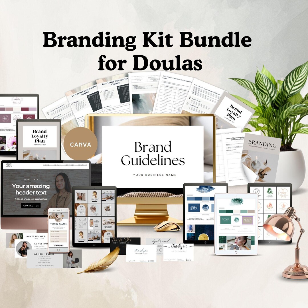 Branding Package Templates Diy Branding Kit Social Media Branding ...