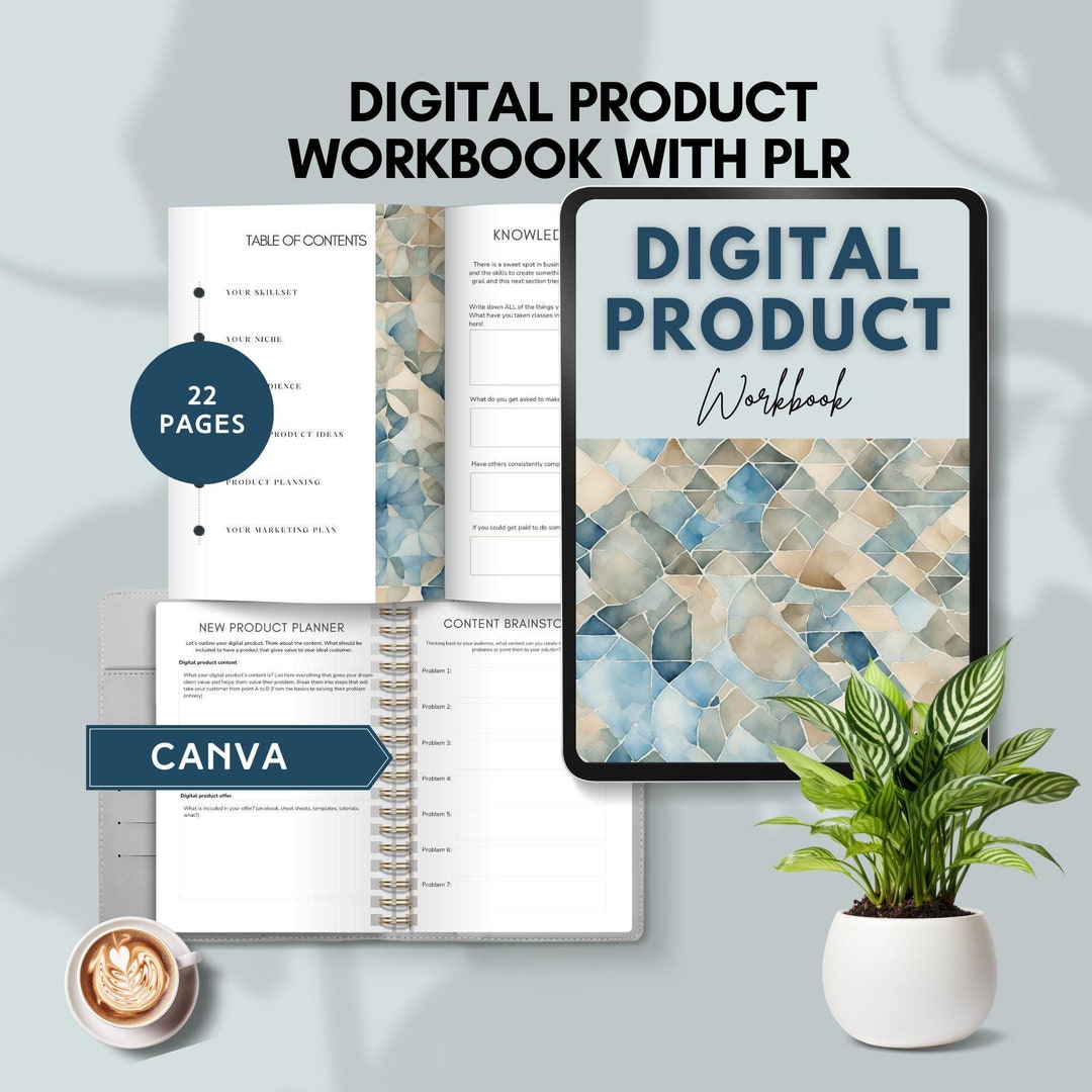 Digital Product Creation Workbook Course Creator Planner Business Coach ...