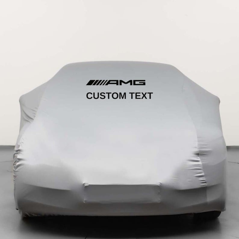 Custom Text Mercedes AMG Car Cover, Tailor Made for Your Vehicle and