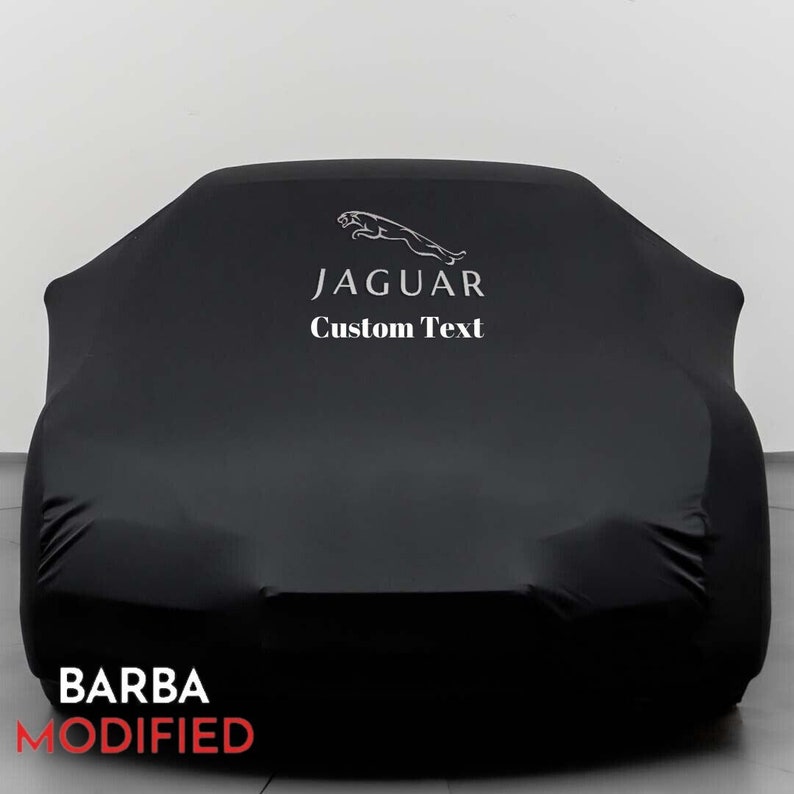 Custom Text Jaguar Car Cover, Tailor Made for Your Vehicle and Fast