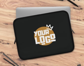 Create Your Laptop Sleeve With Your Logo, Personalized Company Gifts, Office Gifts For Coworkers, Custom Logo Laptop Case