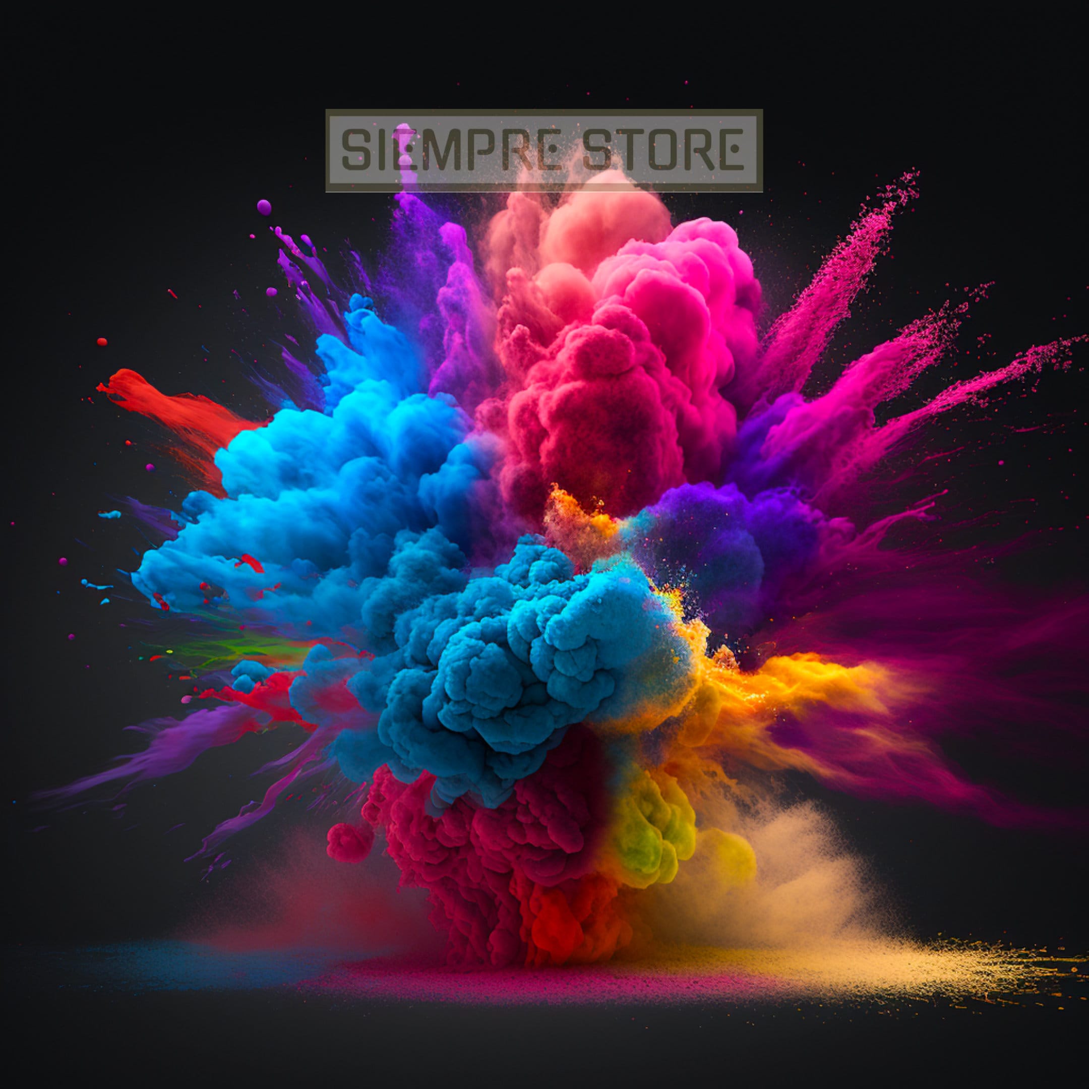 Holi Background,digital Art Print,ai Generated,wall Art,ai Art,digital