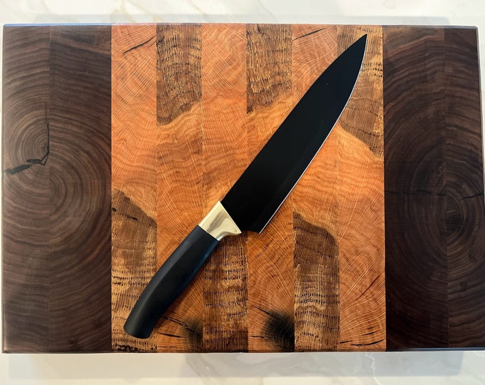 Black Walnut and White Oak Cutting Board