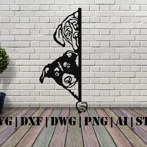 Peeking Dogs, SVG, DXF, Ai, Cdr, Psd, Png, Stl, Vector for files cricut, Laser cut, CNC