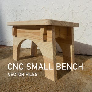 Kleine Bench Dateien für CNC, Aspire, Vcarve, DXF, SVG