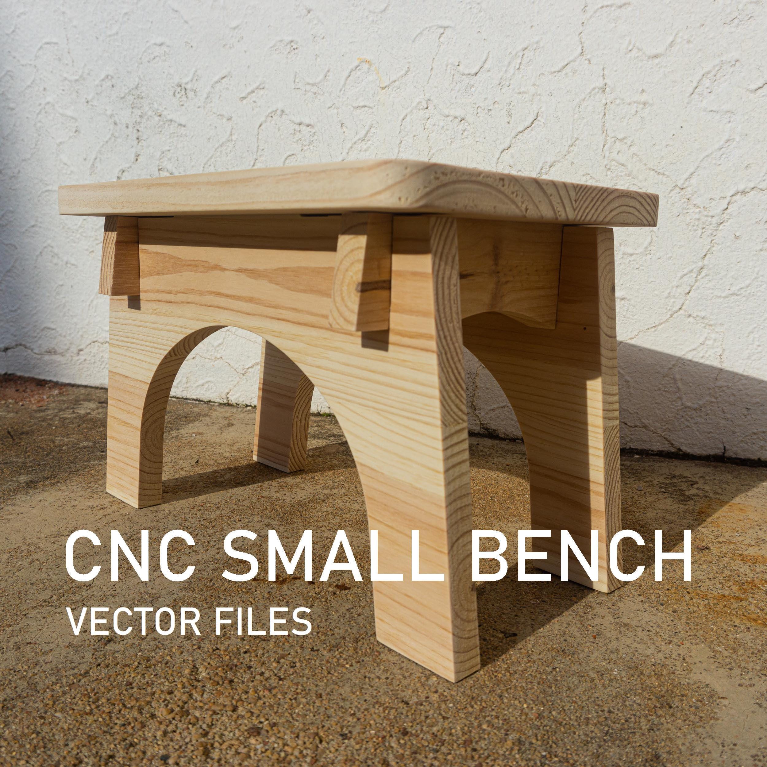 Small Bench Files for CNC, Aspire, Vcarve, DXF, SVG - Etsy