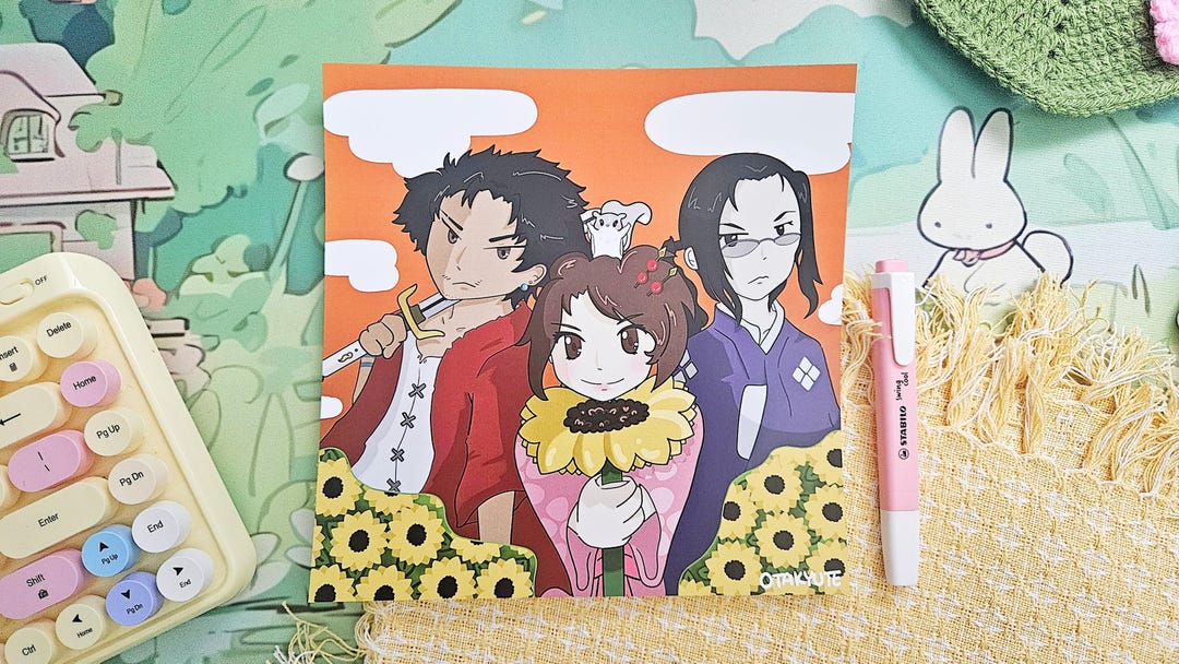 Samurai Champloo 8x8 Poster Print | Old School Anime| Cute Kawaii ...