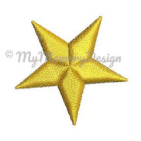 Star embroidery design/ star embroidery file- instant download