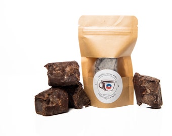 Organic Haitian Chocolate Cubes 2 Servings, Authentic Origin Cocoa, Rich Antioxidant Treat, Vegan-Friendly Gift,  by Chocolat de la Perle