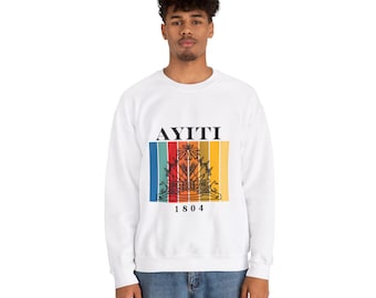 Ayiti 1804 Haitian Flag T-Shirt - Bold Haitian Pride Shirt for Cultural Heritage
