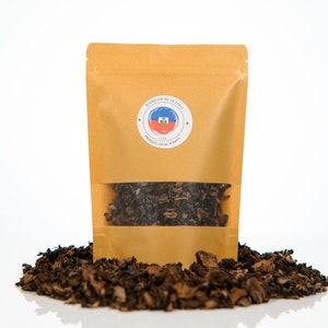 1.50 OZ Authentic Haitian Dry Black Djon Djon Mushroom | NYT Featured Haiti Clean  DjonDjon | Dried Black Mushroom for Creole Black Rice