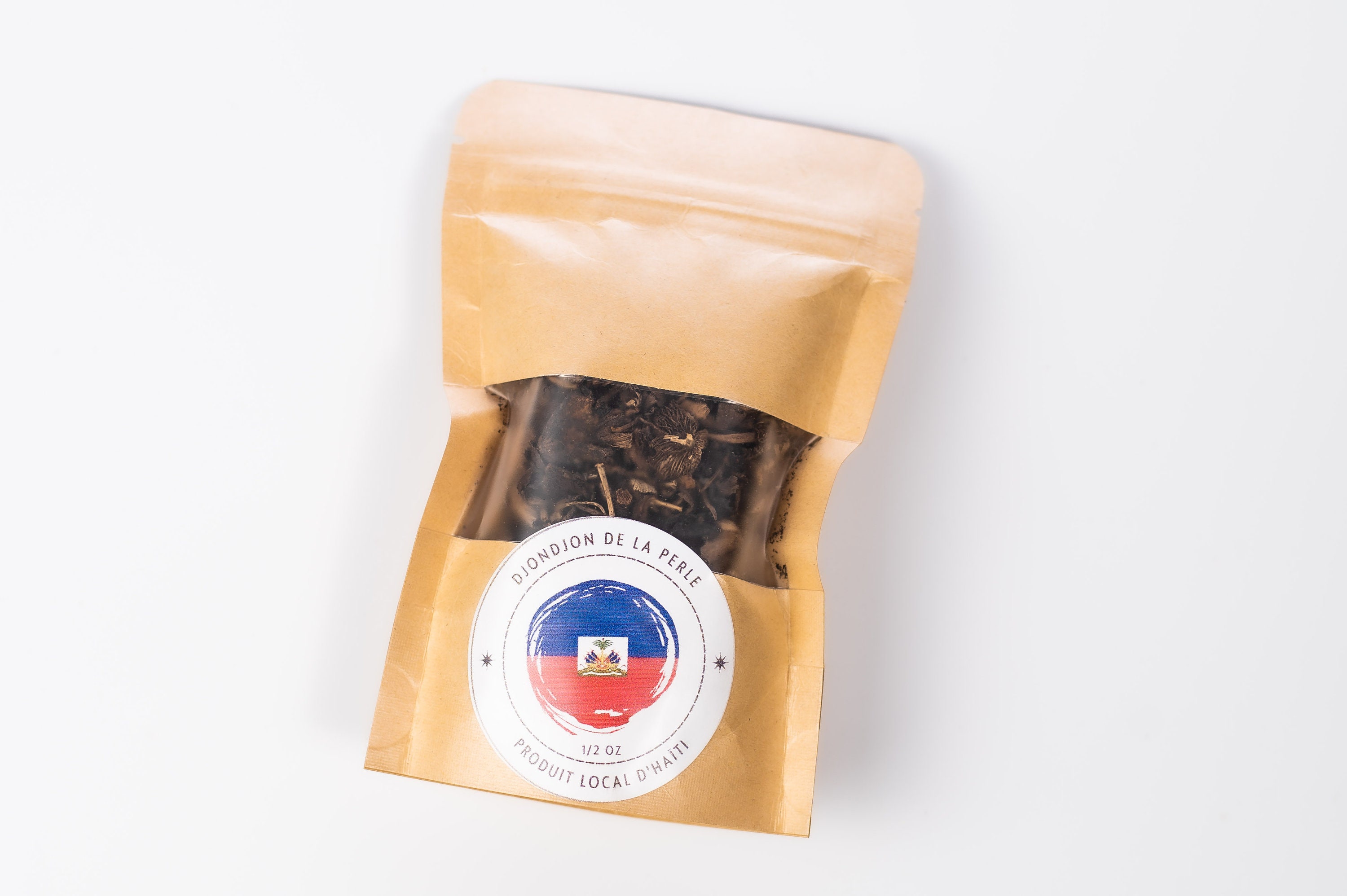 Authentic Haitian Dry Black Djon Djon Mushroom Djondjon as Featured in