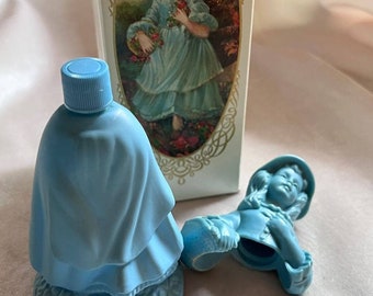 Avon Little Girl Blue Cologne Bottle in Box - Collectible - Etsy