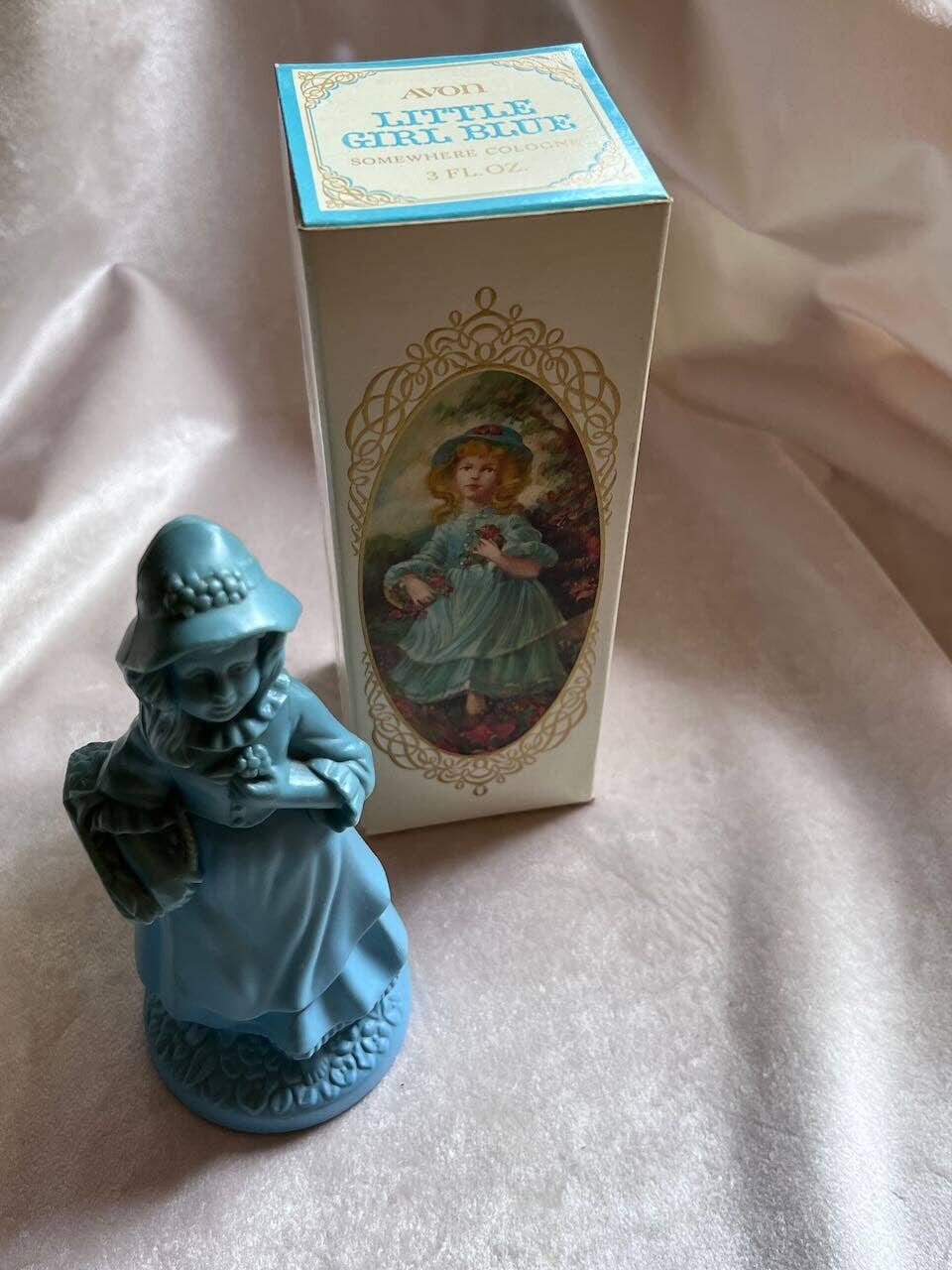 Avon Little Girl Blue Cologne Bottle in Box - Collectible - Etsy