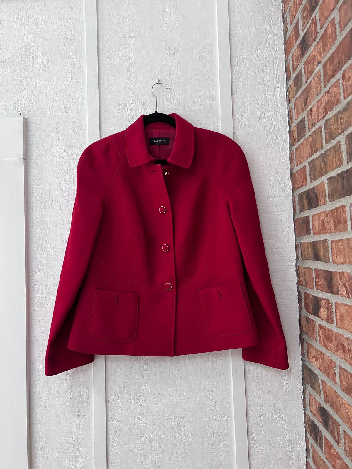 Talbots wool deals jacket