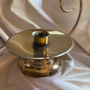 Baldwin Brass Candle holder with scroll