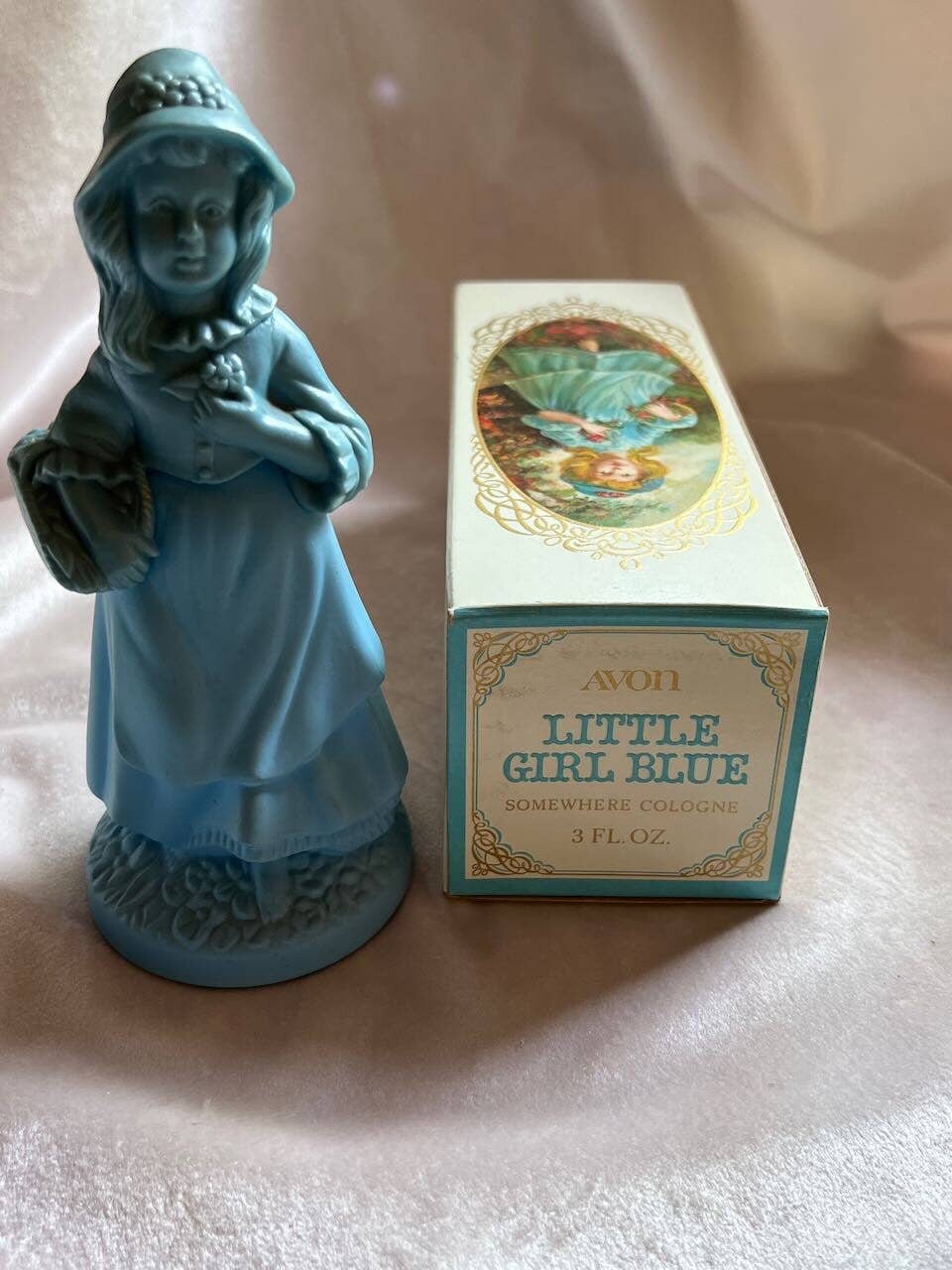 Avon Little Girl Blue Cologne Bottle in Box - Collectible - Etsy