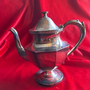 Hartford Sterling Silver Plated Revere Style Tea Pot