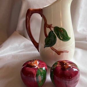 Franciscan Apple pitcher and salt pepper set