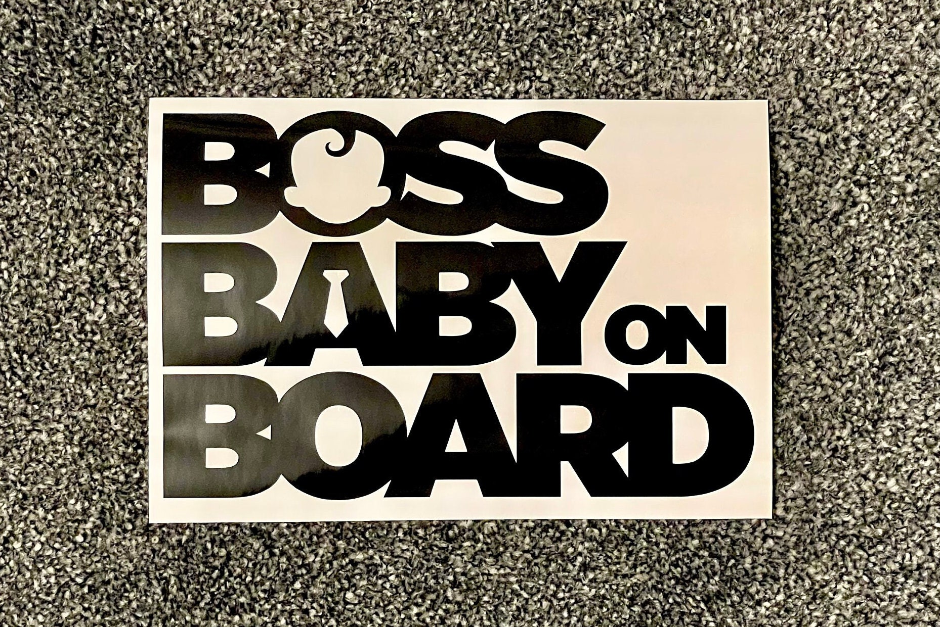 Boss Baby on Board Etsy