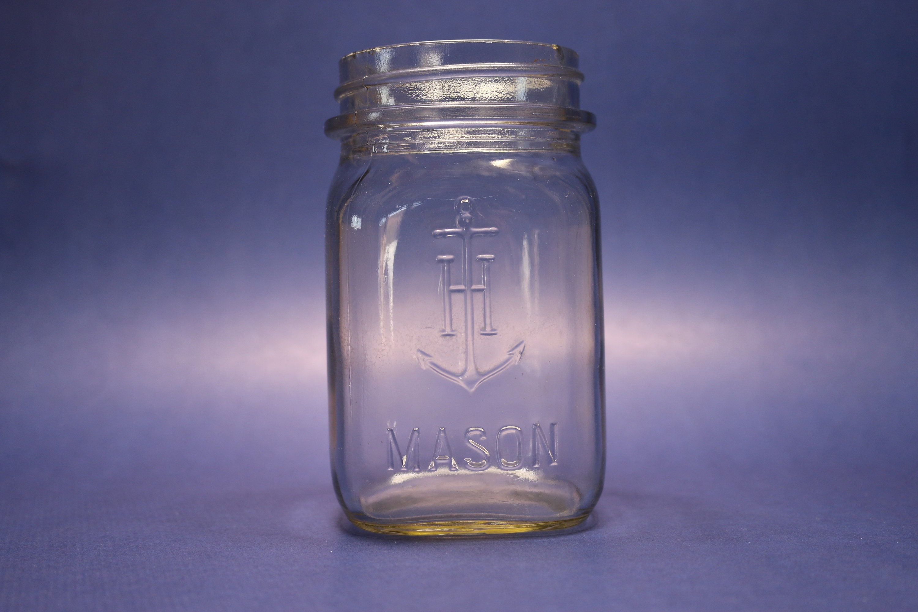 1 1/2 Quart Anchor Square Jar with Bamboo Lid - Jar Store