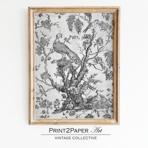 PRINTABLE Vintage Tapestry Wall Art | Neutral Antique Pattern Decor | Downloadable Home Decor | Digital Textile Art