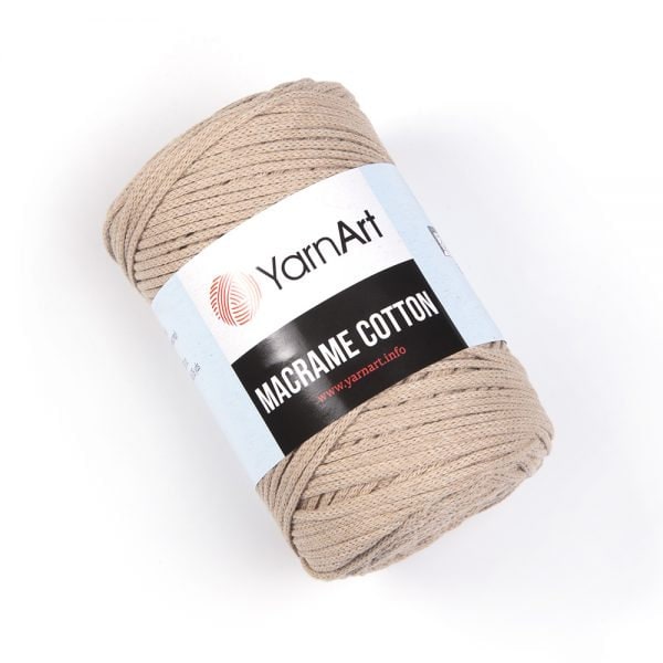 YarnArt Macrame Cord 5mm 60% cotton, 40% viscose and polyester, 2 Skein  Value Pack, 1000g, code YAMC5 YarnArt